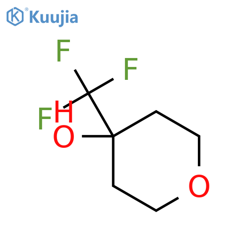 4-(TRIFLUOROMETHYL)OXAN-4-OL structure