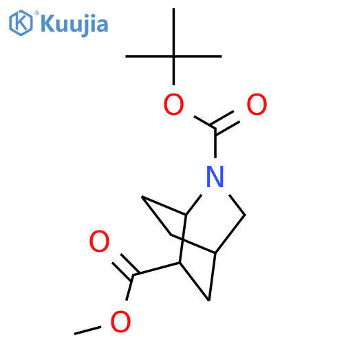 (1S,4R,6S)-2-tert-Butyl 6-methyl 2-azabicyclo[2.2.2]octane-2,6-dicarboxylate structure