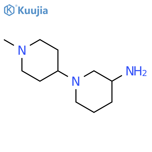 [1,4'-Bipiperidin]-3-amine, 1'-methyl- structure