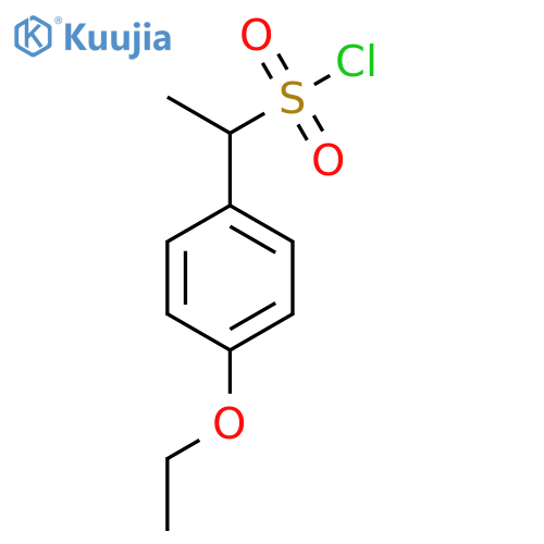 1-(4-Ethoxyphenyl)ethane-1-sulfonyl chloride structure