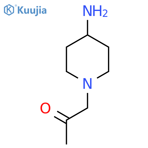 1-(4-aminopiperidin-1-yl)propan-2-one structure