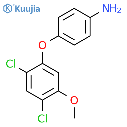 4-(2,4-Dichloro-5-methoxyphenoxy)aniline structure