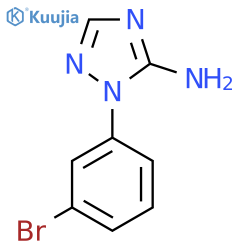 1-(3-Bromophenyl)-1h-1,2,4-triazol-5-amine structure