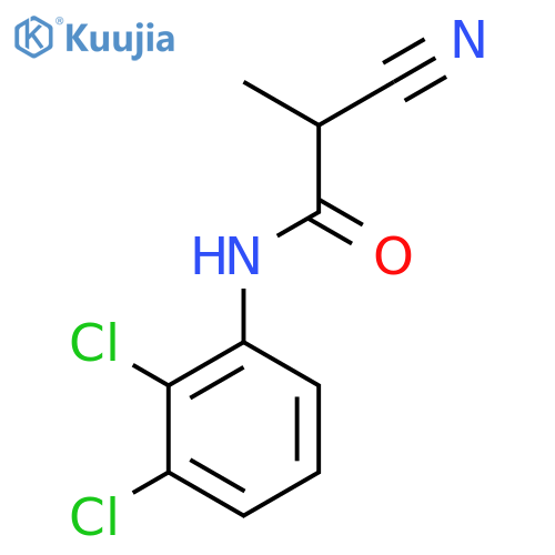 2-cyano-N-(2,3-dichlorophenyl)-2-methylacetamide structure