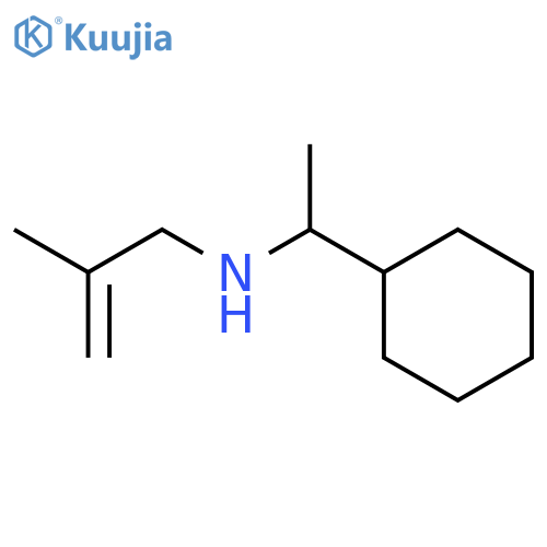 (1-Cyclohexylethyl)(2-methylprop-2-en-1-yl)amine structure