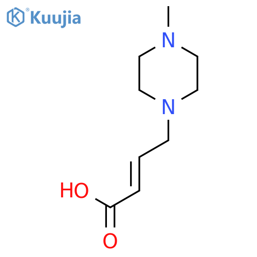 4-(4-Methylpiperazin-1-yl)but-2-enoic Acid structure