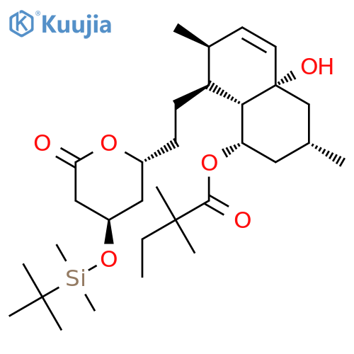 4-tert-Butyldimethylsilyl-4a’-hydroxy Simvastatin structure