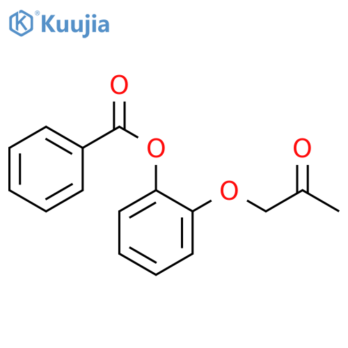 2-(2-oxopropoxy)phenyl benzoate structure