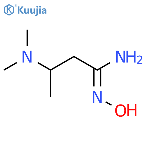 3-(dimethylamino)-N'-hydroxybutanimidamide structure