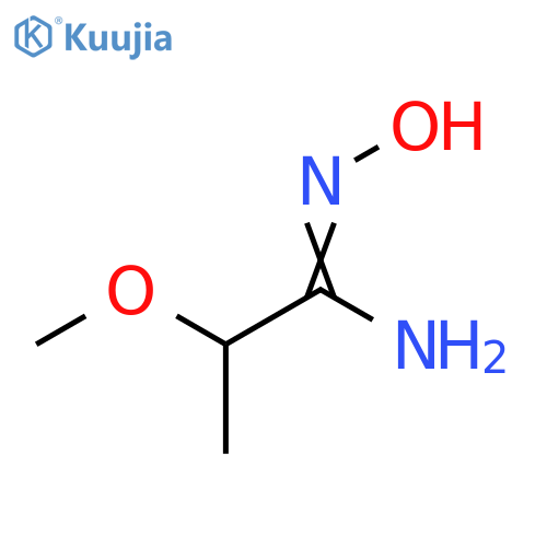(1Z)-N'-hydroxy-2-methoxypropanimidamide structure
