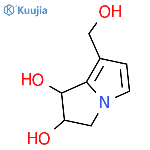 1H-Pyrrolizine-1,2-diol,2,3-dihydro-7-(hydroxymethyl)-, (1S-cis)- (9CI) structure