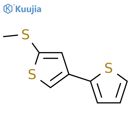 2,3'-Bithiophene, 5'-(methylthio)- structure