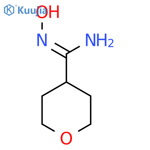 N-hydroxytetrahydropyran-4-carboxamidine structure