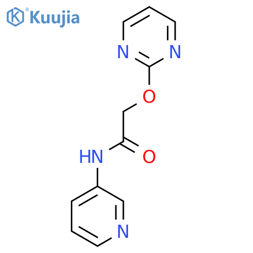 N-(pyridin-3-yl)-2-(pyrimidin-2-yloxy)acetamide structure