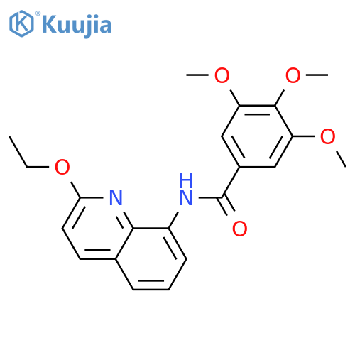 N-(2-ethoxyquinolin-8-yl)-3,4,5-trimethoxybenzamide structure