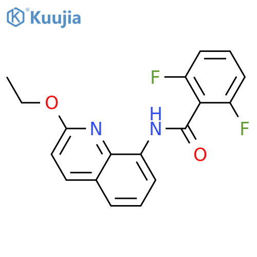 N-(2-ethoxyquinolin-8-yl)-2,6-difluorobenzamide structure