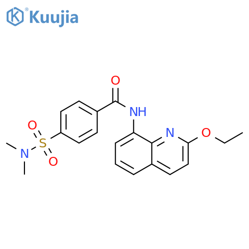 4-(dimethylsulfamoyl)-N-(2-ethoxyquinolin-8-yl)benzamide structure