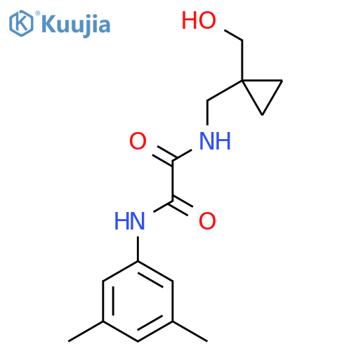 N'-(3,5-dimethylphenyl)-N-{1-(hydroxymethyl)cyclopropylmethyl}ethanediamide structure