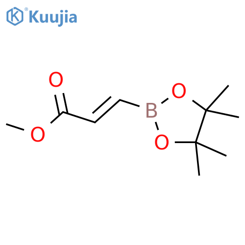 methyl (2E)-3-(4,4,5,5-tetramethyl-1,3,2-dioxaborolan-2-yl)prop-2-enoate structure