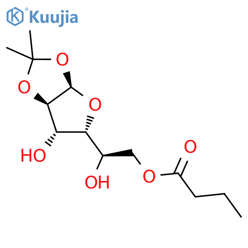 a-D-Glucofuranose,1,2-O-(1-methylethylidene)-, 6-butanoate structure