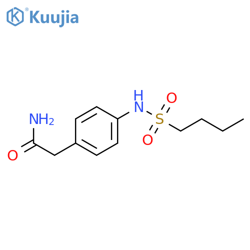 2-4-(butane-1-sulfonamido)phenylacetamide structure