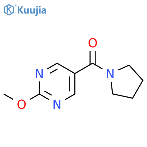 2-Methoxy-5-(pyrrolidin-1-ylcarbonyl)pyrimidine structure