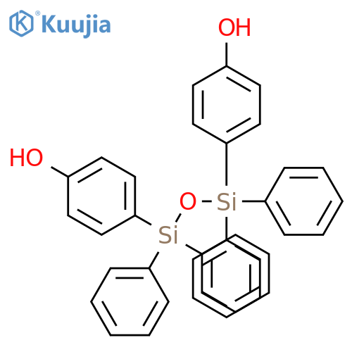 4,4'-(1,1,3,3-Tetraphenyldisiloxane-1,3-diyl)diphenol structure