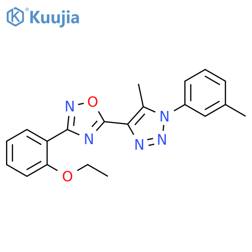 3-(2-Ethoxyphenyl)-5-[5-methyl-1-(3-methylphenyl)-1H-1,2,3-triazol-4-yl]-1,2,4-oxadiazole structure
