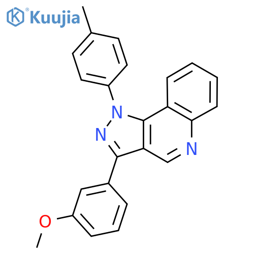 3-(3-methoxyphenyl)-1-(4-methylphenyl)-1H-pyrazolo4,3-cquinoline structure