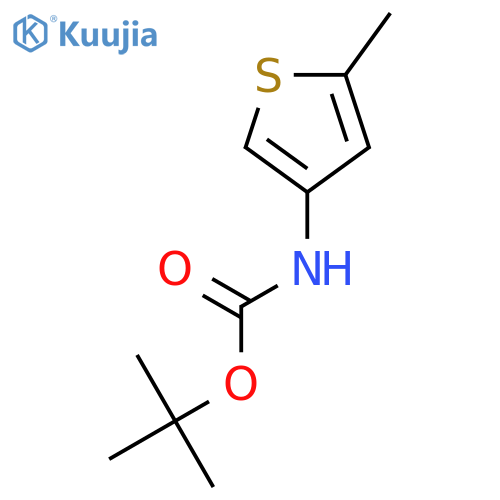 tert-Butyl (5-methylthiophen-3-yl)carbamate structure