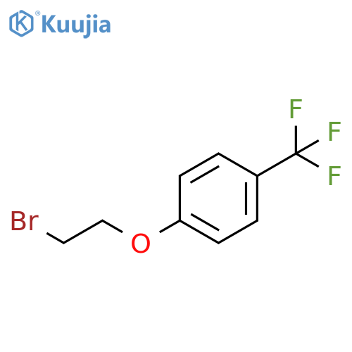 1-(2-bromoethoxy)-4-(trifluoromethyl)benzene structure