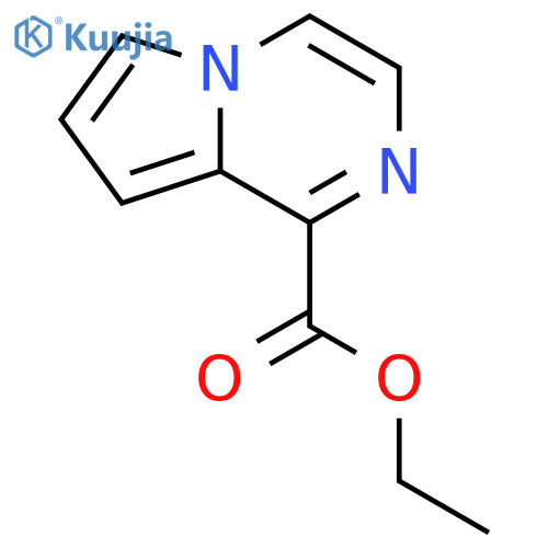 Ethyl pyrrolo[1,2-a]pyrazine-1-carboxylate structure