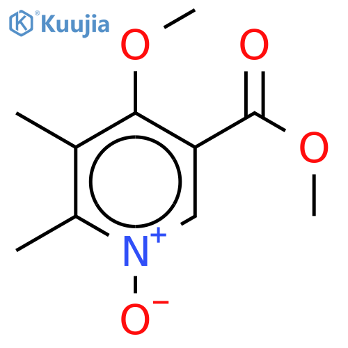 5,6-Dimethyl-4-methoxy Nicotinic Acid Methyl Ester 1-Oxide structure