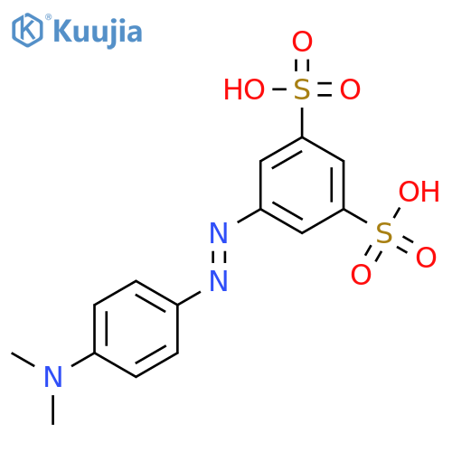 1,3-Benzenedisulfonicacid, 5-[2-[4-(dimethylamino)phenyl]diazenyl]- structure