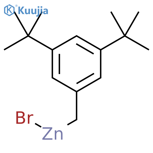 3,5-Di-tert-butylbenzylzinc bromide structure