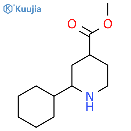 methyl 2-cyclohexylpiperidine-4-carboxylate structure
