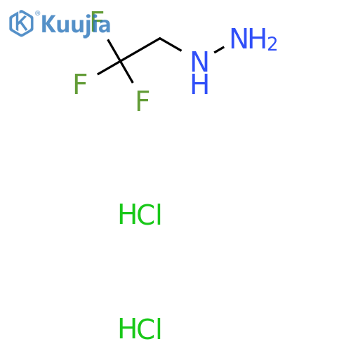 (2,2,2-Trifluoroethyl)hydrazine dihydrochloride structure