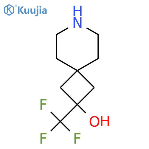 2-(Trifluoromethyl)-7-azaspiro[3.5]nonan-2-ol structure