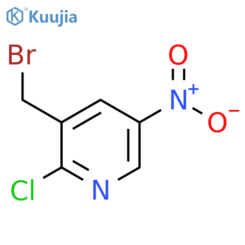 Pyridine, 3-(bromomethyl)-2-chloro-5-nitro- structure