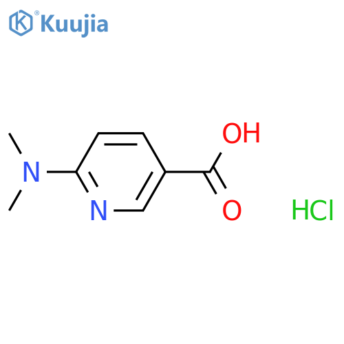 6-(dimethylamino)pyridine-3-carboxylic acid dihydrochloride structure