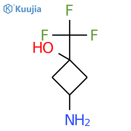 3-AMINO-1-(TRIFLUOROMETHYL)CYCLOBUTAN-1-OL structure