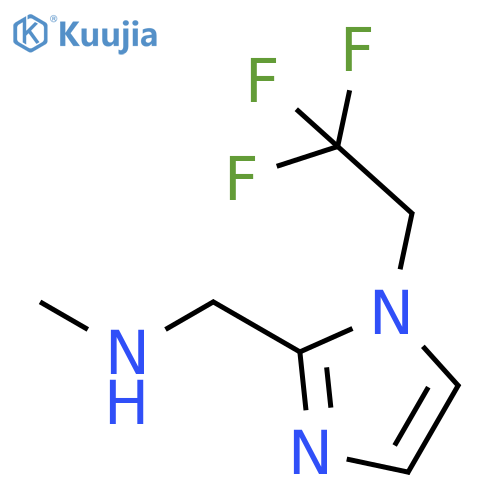 methyl({1-(2,2,2-trifluoroethyl)-1H-imidazol-2-ylmethyl})amine structure