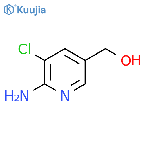 (6-Amino-5-chloropyridin-3-yl)methanol structure