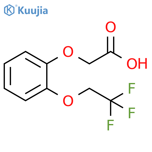 2-2-(2,2,2-trifluoroethoxy)phenoxyacetic acid structure