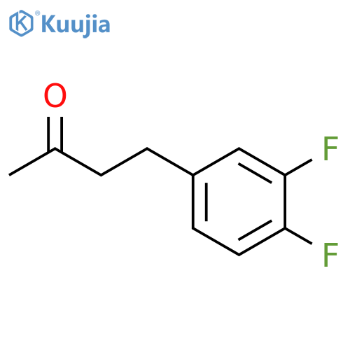4-(3,4-difluorophenyl)butan-2-one structure