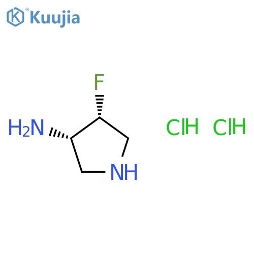 cis-4-fluoropyrrolidin-3-amine;dihydrochloride structure