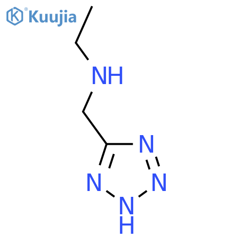 ethyl(1H-1,2,3,4-tetrazol-5-yl)methylamine structure
