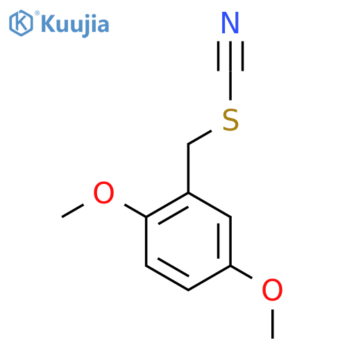 2,5-Dimethoxybenzyl thiocyanate structure