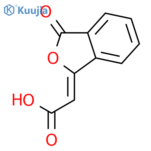 (2Z)-(3-oxo-2-Benzofuran-1(3H)-ylidene)ethanoic Acid structure