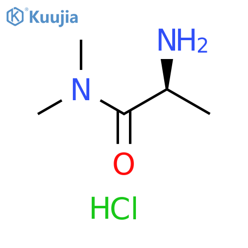 (S)-2-Amino-N,N-dimethylpropanamide Hydrochloride structure